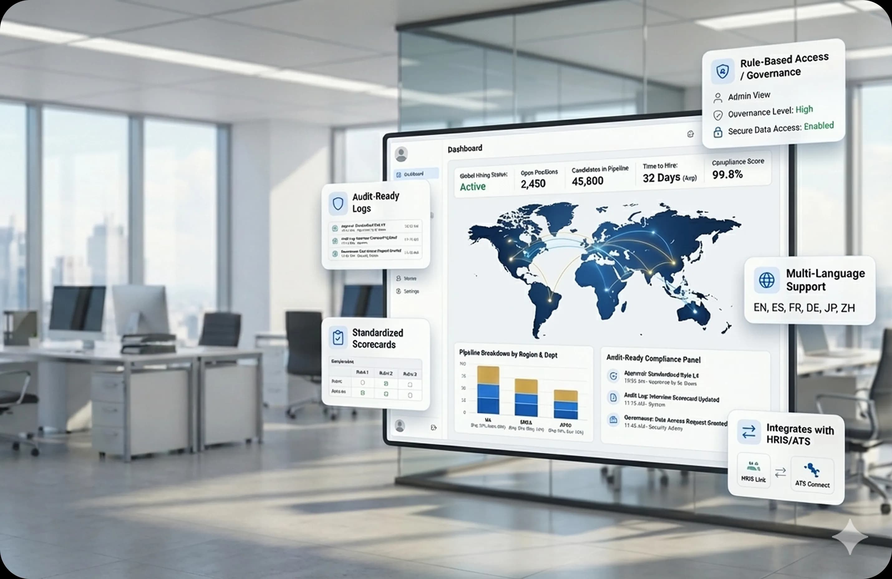 Enterprise AI recruiting platform